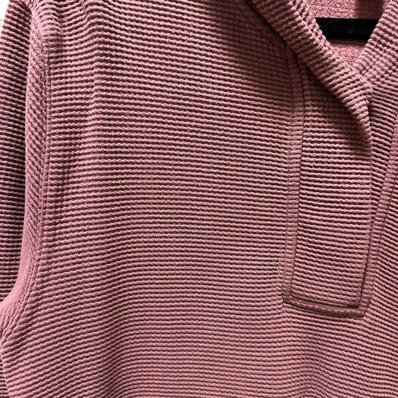 Athleta pull over waffle knit hoodie - Picture 2 of 4